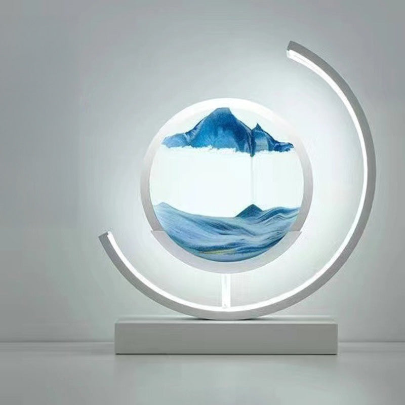 LED Flowing Sand Painting Lamp: Night Light for Home (Gift Option) eprolo