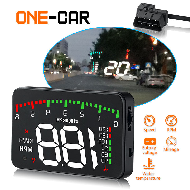 3.5 A900 HUD Head-Up Display Car-styling Hud Display Overspeed Warning Windshield Projector Alarm System Universal Auto eprolo