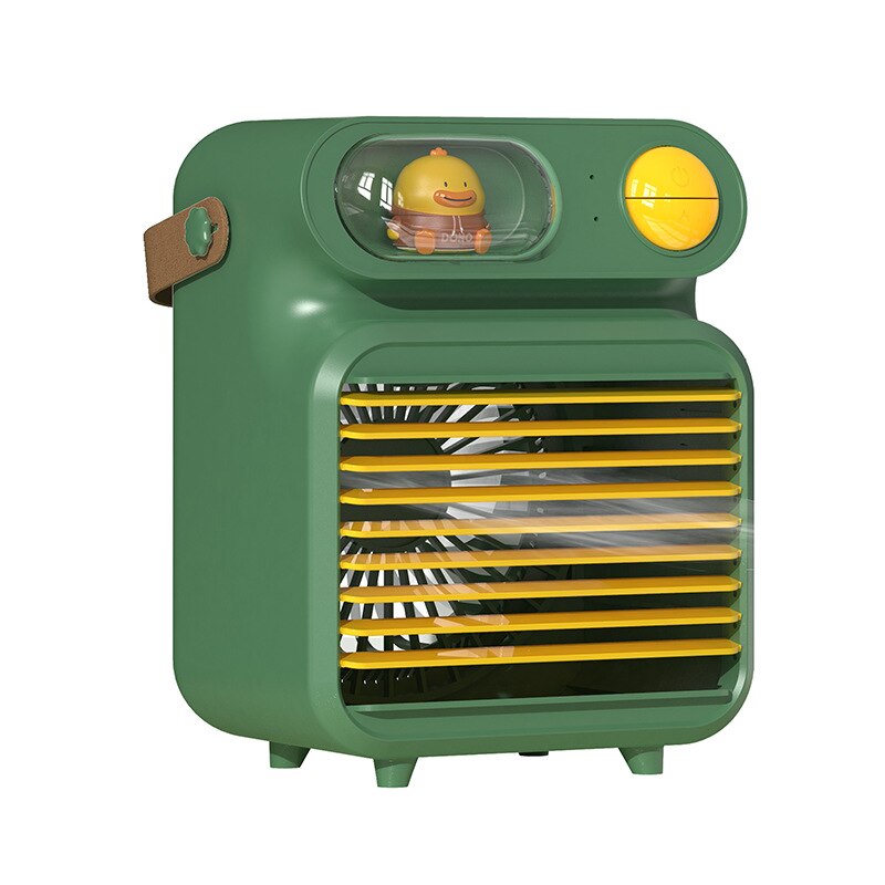 USB Water Cooling Fan Desktop Air Cooler Mini Portable Rechargeable Household Spray Fan eprolo