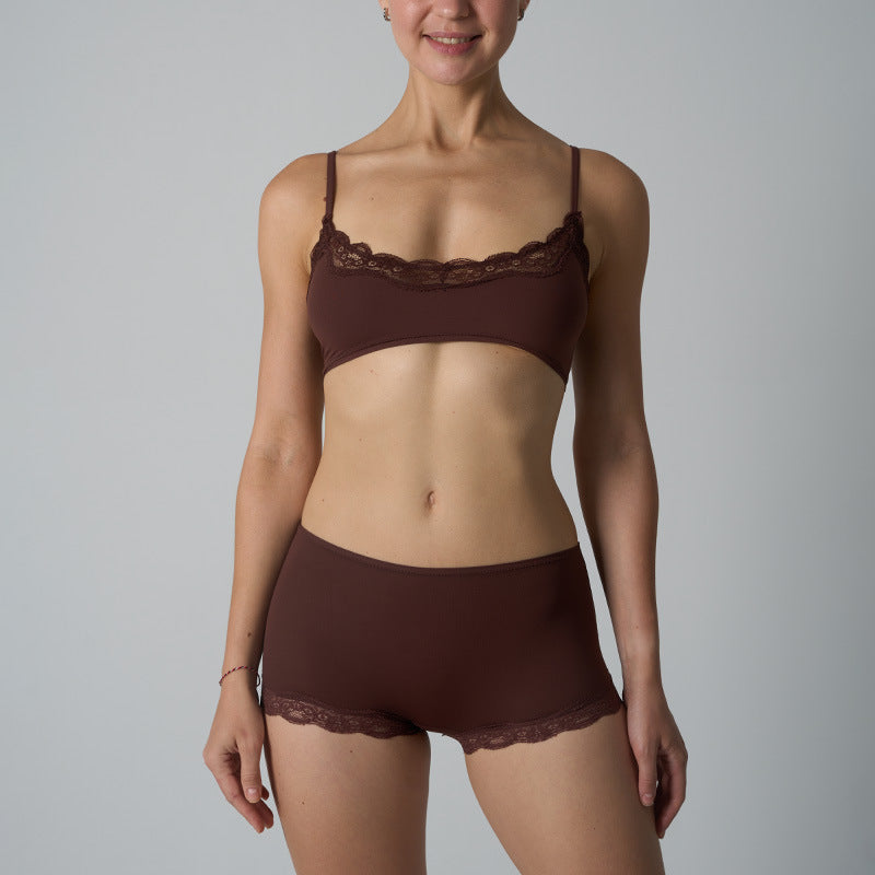 Lace Set Breathable Bra and Panty Women's Underwear eprolo