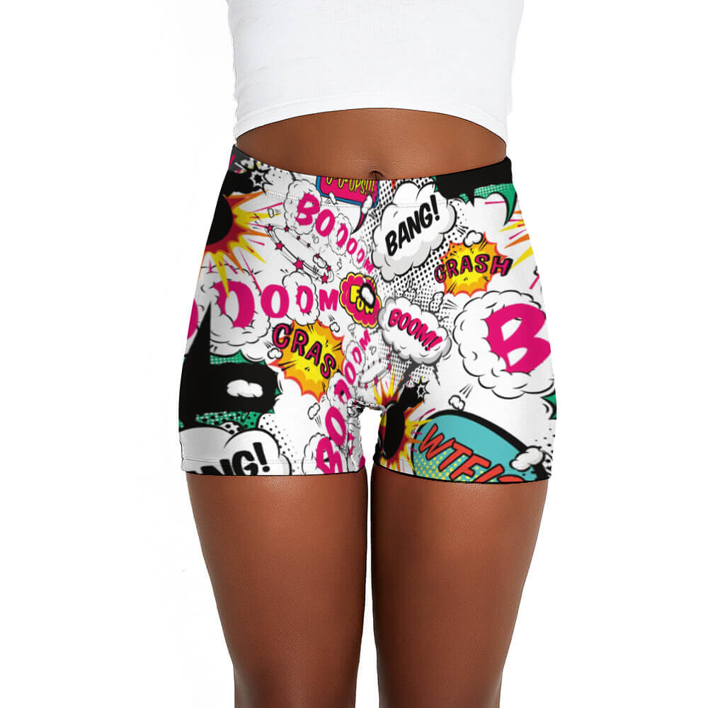 Personalised Colorful Ladies Shorts eprolo