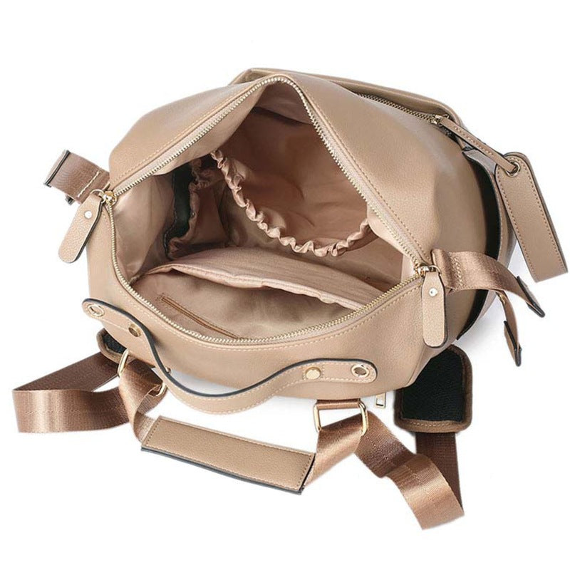 Mommy bag PU mommy bag large capacity mother and baby bag backpack eprolo
