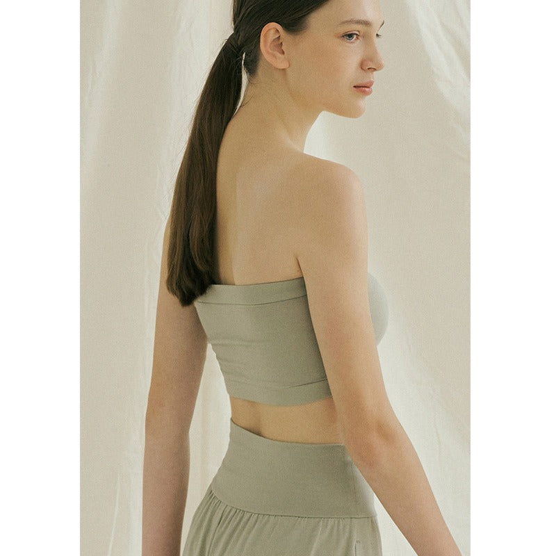 New Yoga Bra With Bra Pad And Bra Ins Sexy Cut Men's Slim Dancing Suit Fitness Vest eprolo