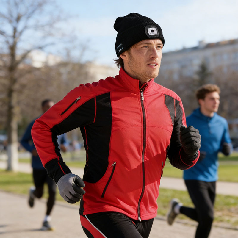 Warm LED Beanie with Bluetooth 5.4 Stereo, USB Rechargeable & 3-Level Adjustable Light | Music & Heating Winter Hat eprolo