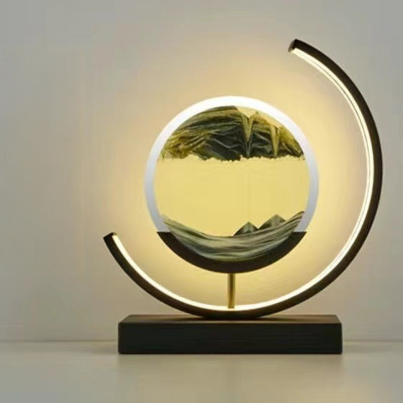 LED Flowing Sand Painting Lamp: Night Light for Home (Gift Option) eprolo