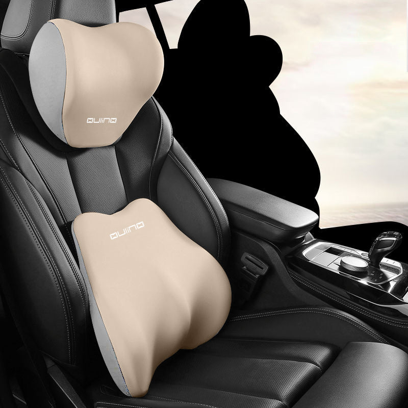 Car Headrest Neck Pillow Waist Support Set eprolo