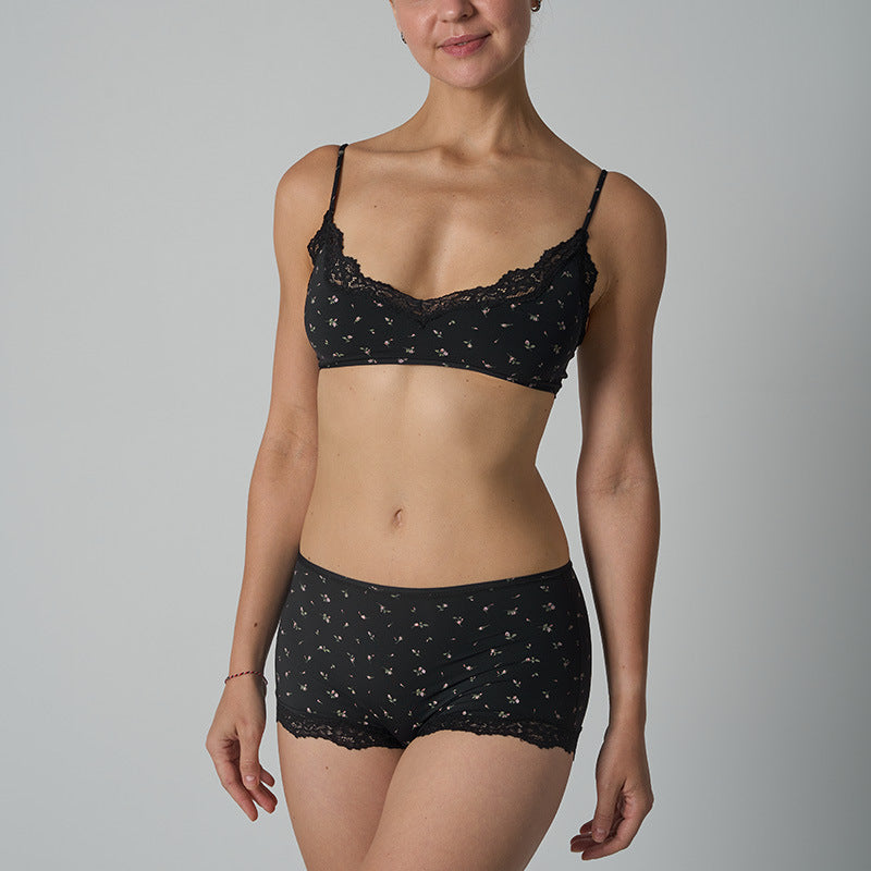 Lace Set Breathable Bra and Panty Women's Underwear eprolo