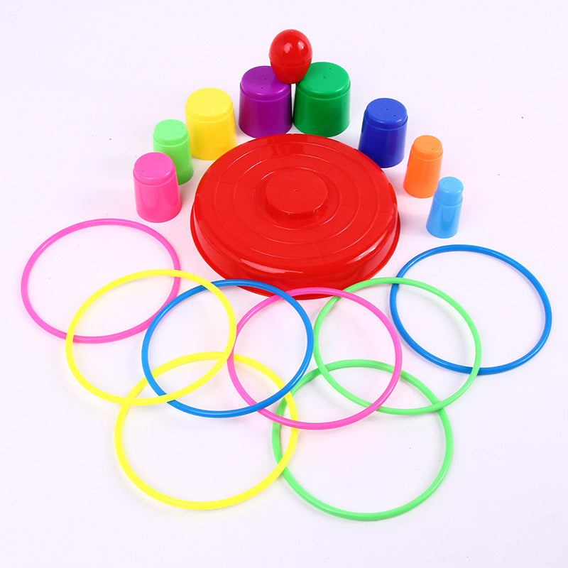 Creative Stacking Music Set Circle Toy Large Parent Child Throwing Ring Children's Stress Relieving Toy eprolo