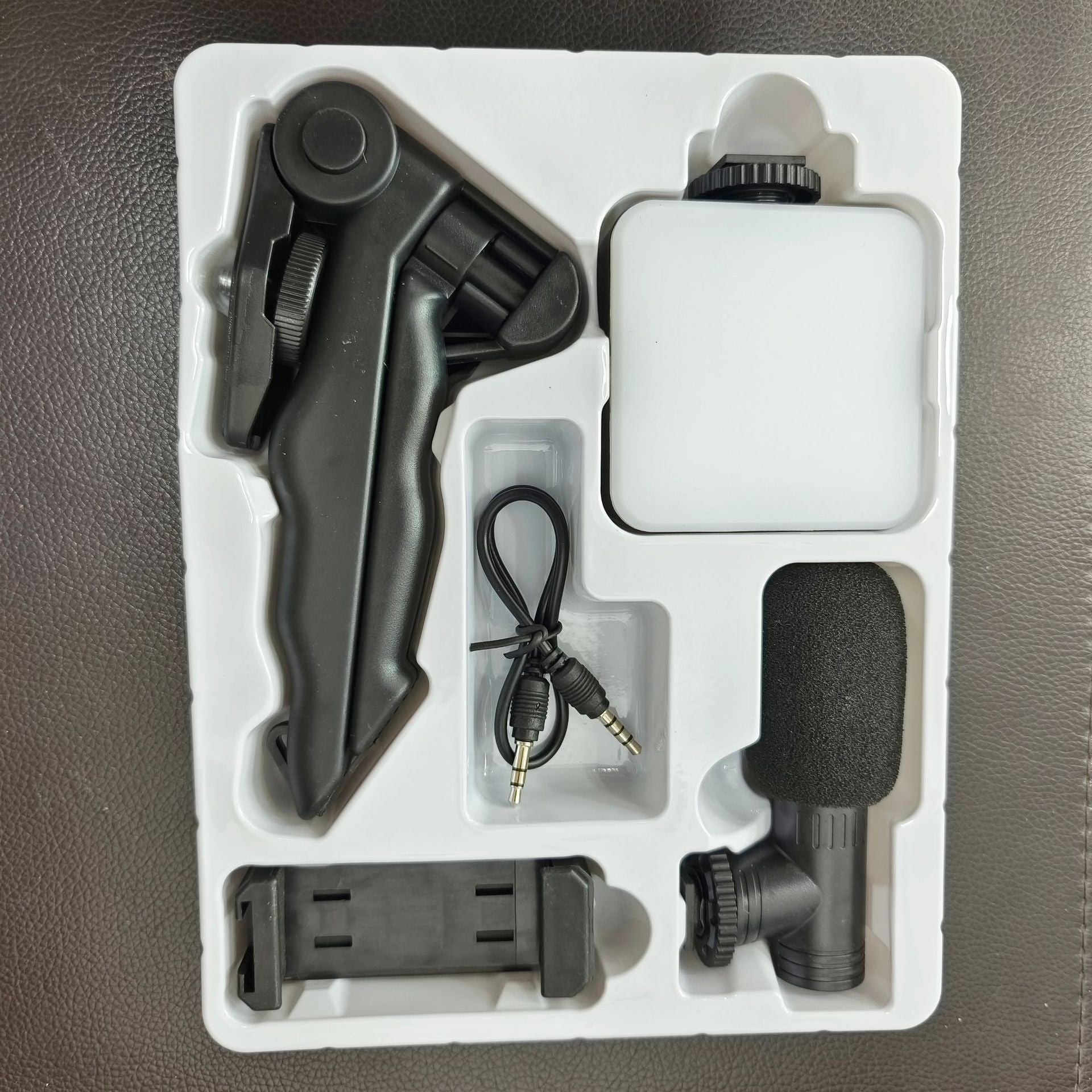 Desktop Beauty Leg Pocket Fill Light with Microphone Set Single Reflex Conference Lamp Handheld Photography with Microphone eprolo