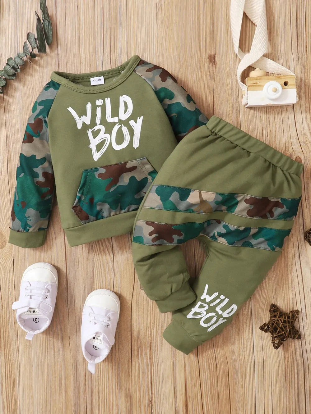 Children's Camouflage Top and Pants Set eprolo