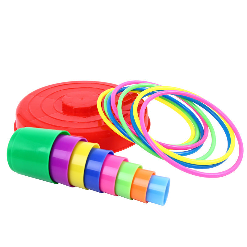 Creative Stacking Music Set Circle Toy Large Parent Child Throwing Ring Children's Stress Relieving Toy eprolo