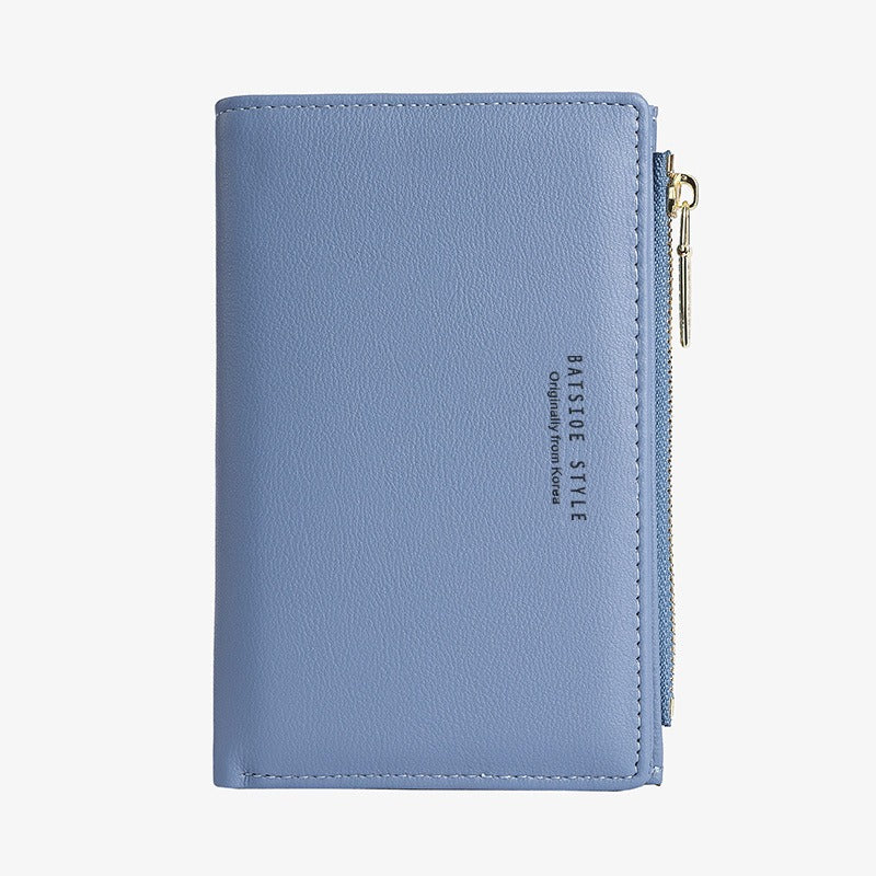 Women's wallet simple ultra-thin side zipper medium coin purse student bag eprolo