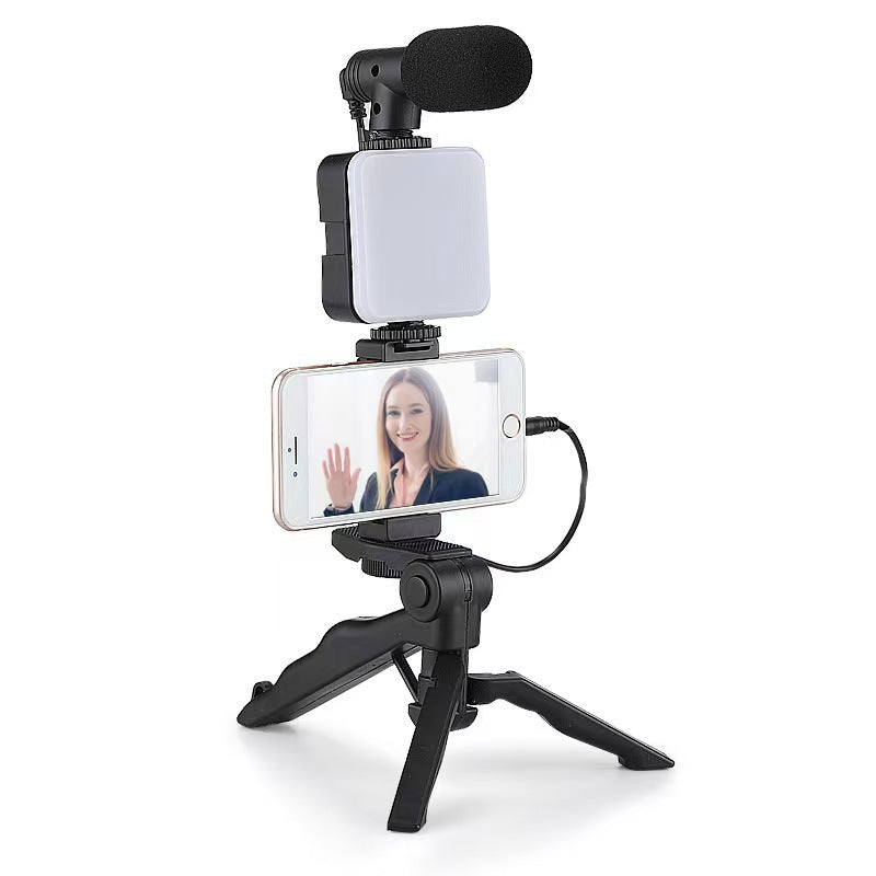 Desktop Beauty Leg Pocket Fill Light with Microphone Set Single Reflex Conference Lamp Handheld Photography with Microphone eprolo