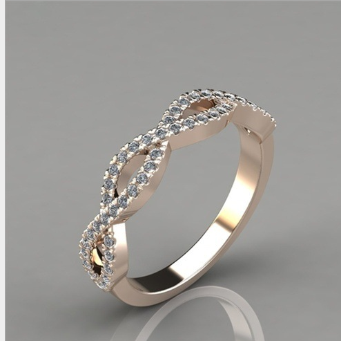 New Ladies Set Ring Creative Cross Inlaid Zircon 3-piece Ring Hot Sale Ladies Set Rings Birthday Gift For Girlfriend eprolo