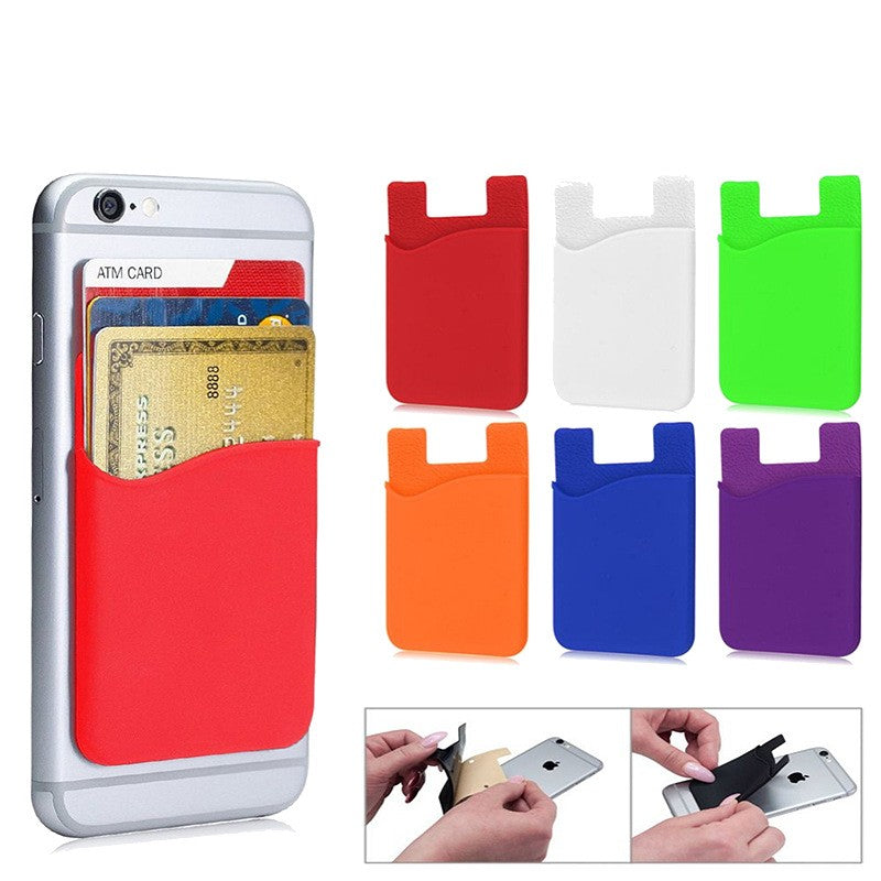 Silicone Mobile Phone Back Pasted Card Holder Brilliant Roots