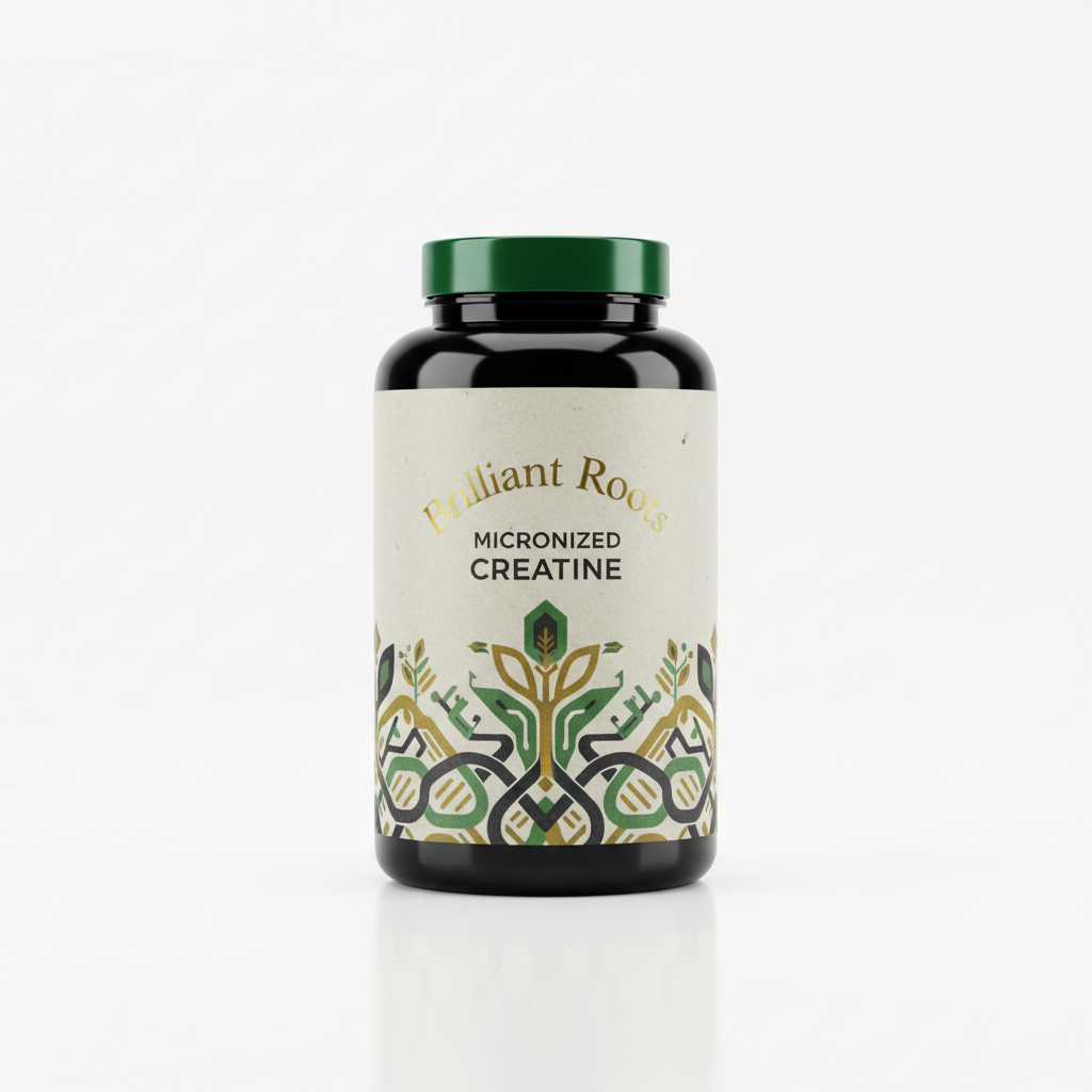 Brilliant Roots Micronized Creatine | Muscle Growth, Strength & Recovery Brilliant Roots