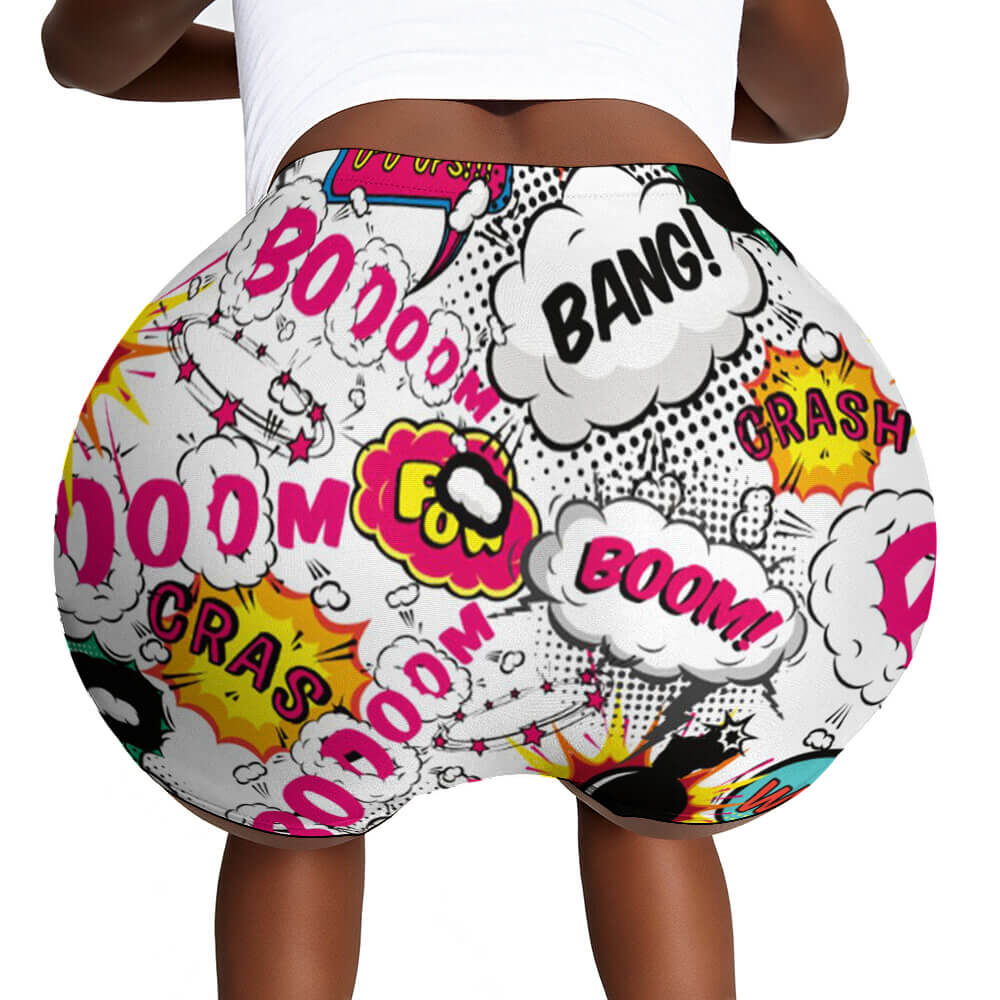 Personalised Colorful Ladies Shorts eprolo