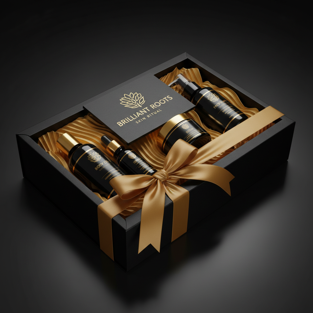 Skin Ritual Kit –![Skin Ritual Kit – In Black Luxury Gift Box