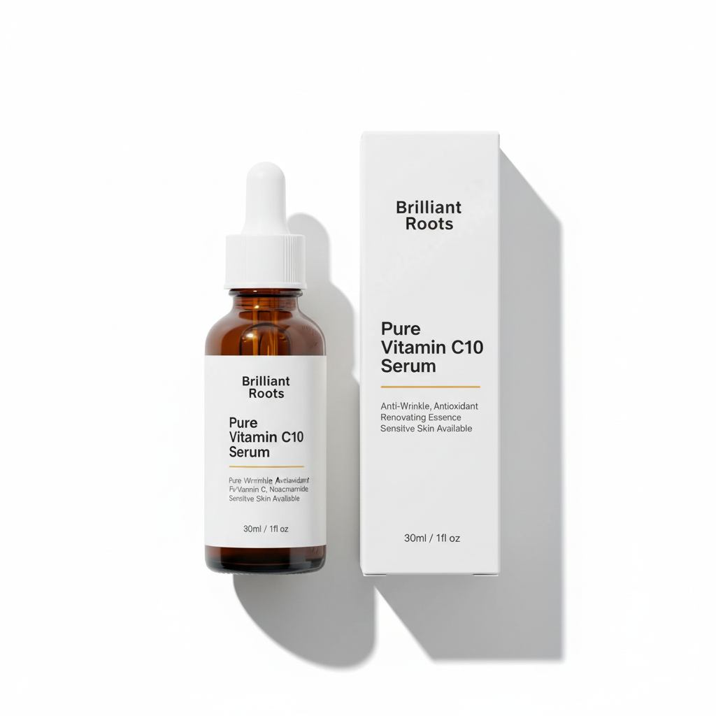 Vitamin C Serum White Background